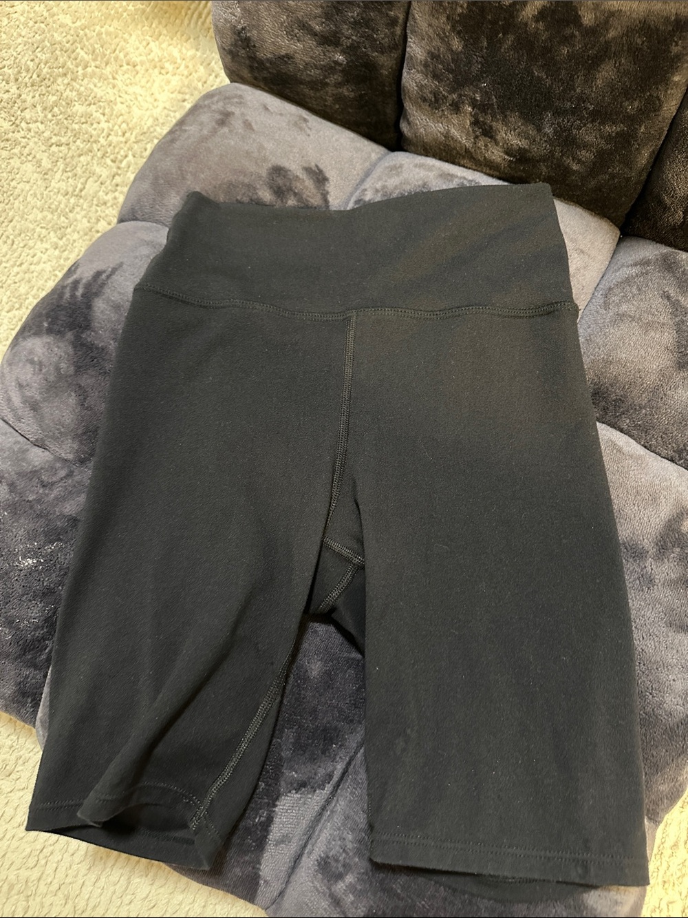 Joah Brown Black High-Waist Biker Shorts